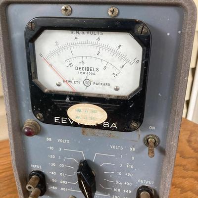 HP vaccuum tube voltmeter Model 400D collectors item 