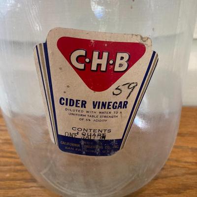 1 gallon cider vinegar 