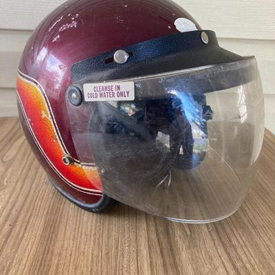 Red Vintage Helmet