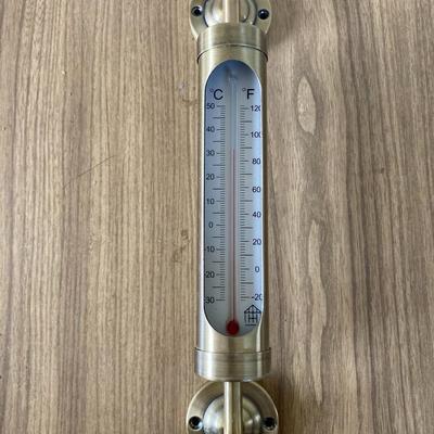 Brass Outdoor Weather Thermometer