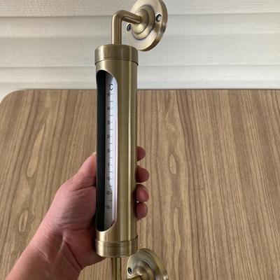Brass Outdoor Weather Thermometer