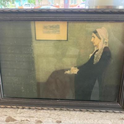 Whistlers Mother Print in Frame