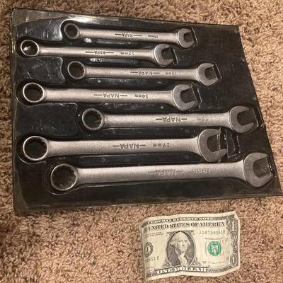 7pc Metric Box End Wrench Set NAPA USA