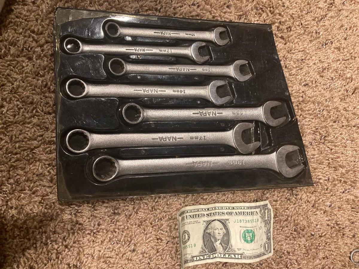 7pc Metric Box End Wrench Set NAPA USA