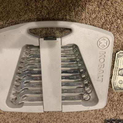 Kobalt USA Pro Thin 10pc Metric Combo Wrench Set