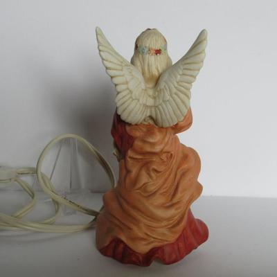 Lot 495: Vintage Bisque Angel Night Light, Works