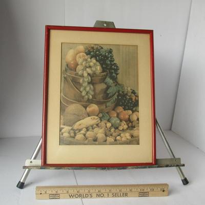 Lot 501:  Nice Larger Vintage Still Life Print