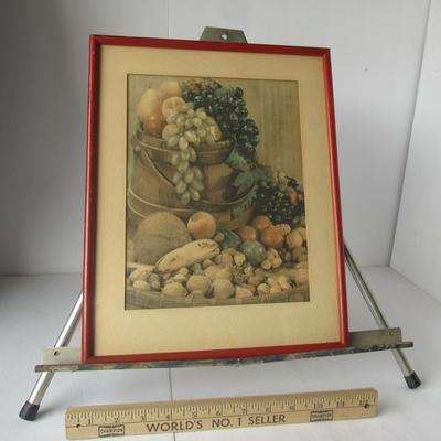 Lot 501:  Nice Larger Vintage Still Life Print