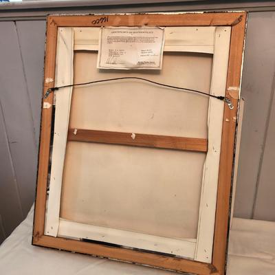 Lot #68  "Kovi's Step 2" by Listed Artist K.K. Oates - Giclee Print