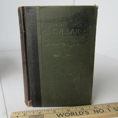 Lot 505:  Antique Book:  New Ceasar With Vocabulary, 1898