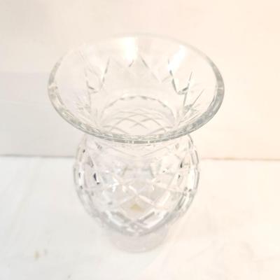 Lot #74  Waterford Crystal Vase - signed Jim O'Leary '95