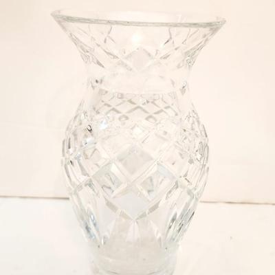 Lot #74  Waterford Crystal Vase - signed Jim O'Leary '95