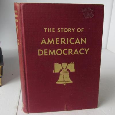 Lot 506: Vintage Book: The Story of American Democracy, 1946