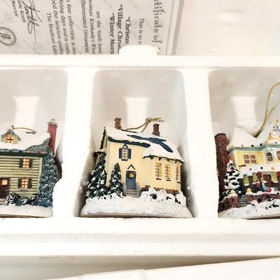 Lot #75 Issue 1-7 Bradford Edition Thomas Kincaide "Winter Memories"