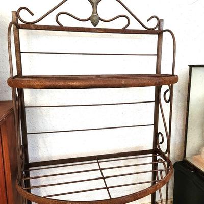 Lot #77 Metal Baker's/Plant Rack - 3 shelves
