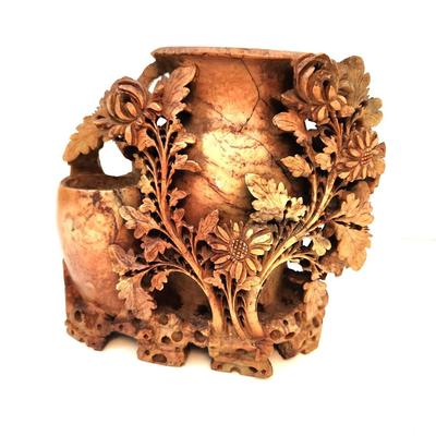 Lot #79 Vintage Chinese Soapstone Carving