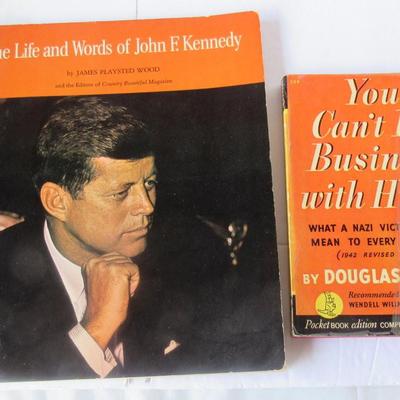 Lot 511:  Vintage Books: Life and Words of John J. K. & You Can't Do Business With Hitler