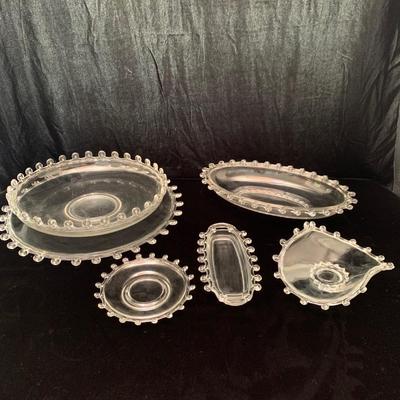 Heisey Lariat Style Dishes with Curlicue Rims (K-HS)