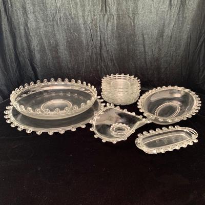 Heisey Lariat Style Dishes with Curlicue Rims (K-HS)