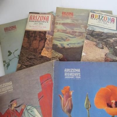 Lot 513:  Lot of Vintage Arizona Highways Magazines, 1950-60s