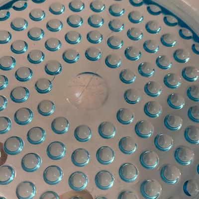 Aqua Blue Glass Dish Set (K-HS)