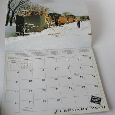 Lot 522:  Milwaukee Road Calendar and Railroad Photography of O. Winston Link