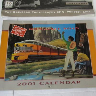 Lot 522:  Milwaukee Road Calendar and Railroad Photography of O. Winston Link