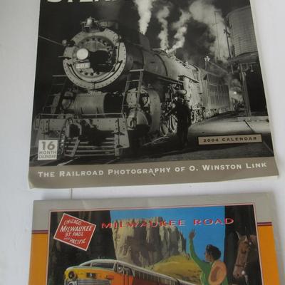 Lot 522:  Milwaukee Road Calendar and Railroad Photography of O. Winston Link