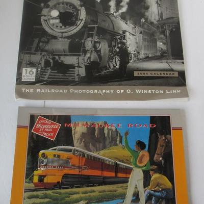 Lot 522:  Milwaukee Road Calendar and Railroad Photography of O. Winston Link