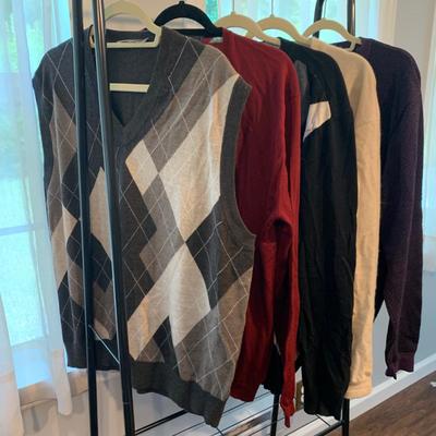 Alan Paine, Tiger of Sweden, & More Cashmere & Merino Wool Sweaters, Men's XL/2X (M-HS)