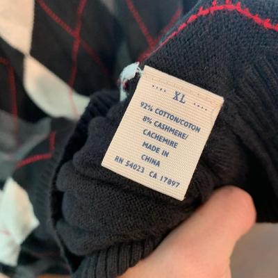 Alan Paine, Tiger of Sweden, & More Cashmere & Merino Wool Sweaters, Men's XL/2X (M-HS)