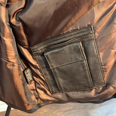 Leather Vest & Jackets: Scully, Roundtree & Yorke, & IZOD, Men's XL (M-HS)