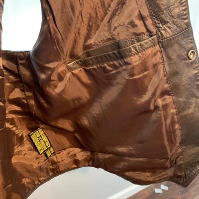 Leather Vest & Jackets: Scully, Roundtree & Yorke, & IZOD, Men's XL (M-HS)