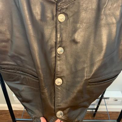 Leather Vest & Jackets: Scully, Roundtree & Yorke, & IZOD, Men's XL (M-HS)