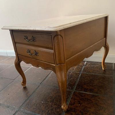 Marble Top Side Table