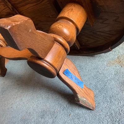 Oval Wood Coffee Table