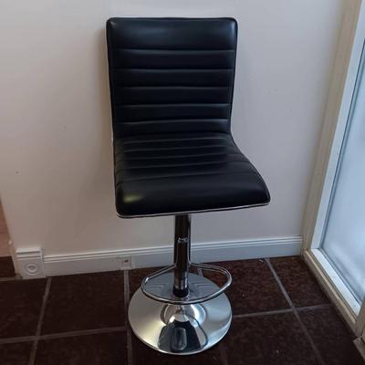 Black & Chrome Barstool