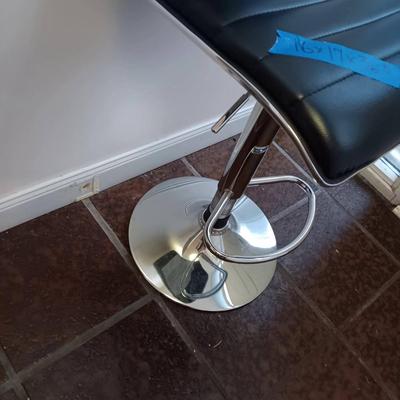 Black & Chrome Barstool