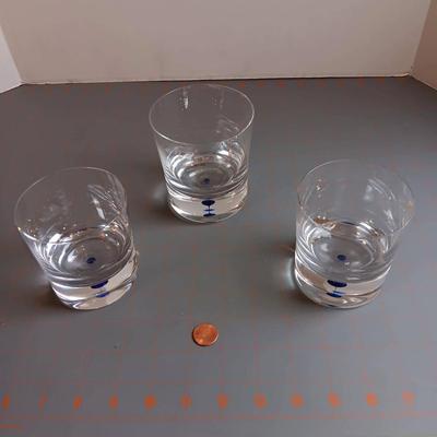 Cocktail Glasses with Blue Bubble