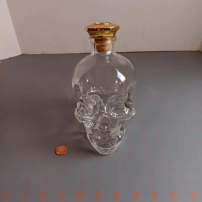 Skull Liquor Bottle (empty)