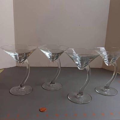 4-Set Martini Glasses