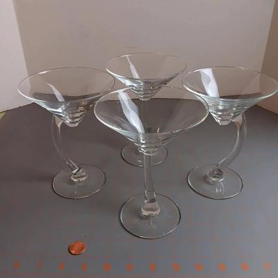 4-Set Martini Glasses