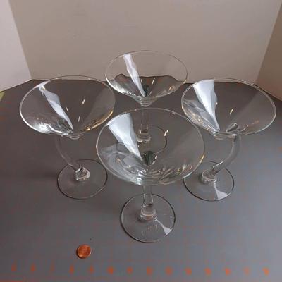 4-Set Martini Glasses