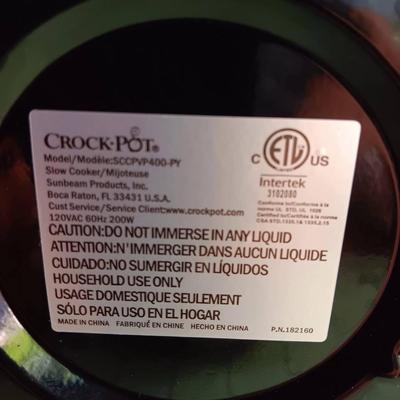 Cream Crock Pot and Cookbook