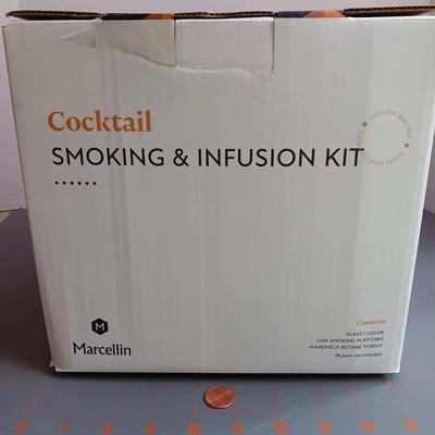 Cocktail Glass Dome Smoking Kit and Lighter