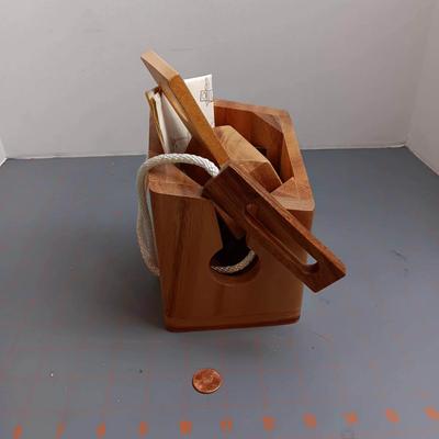 Wooden Wine Bottle Puzzle