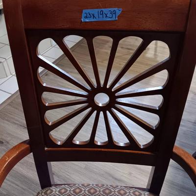 Solid Wood Table with 6 Matching Chairs