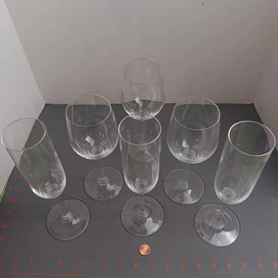 Glass Stemware Set