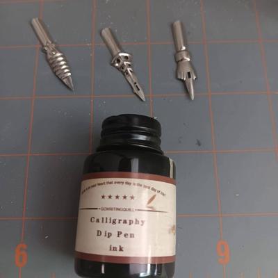Dip Pen and Wax - stationary set