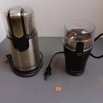 Coffee Bean Grinders - Kitchenaid and Hamilton Beach